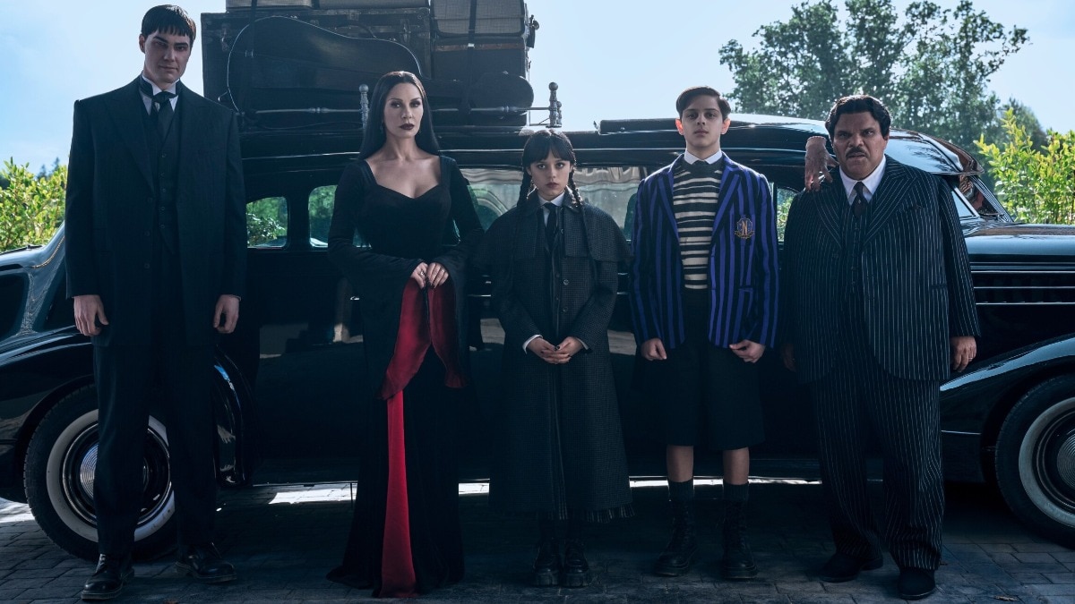 Earth, fire, water, or air—which Addams family member does your Zodiac element vibe with?
