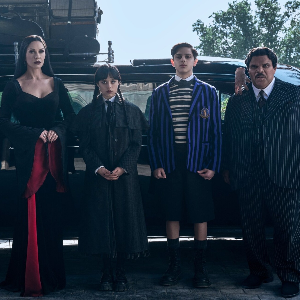 Earth, fire, water, or air—which Addams family member does your Zodiac element vibe with?