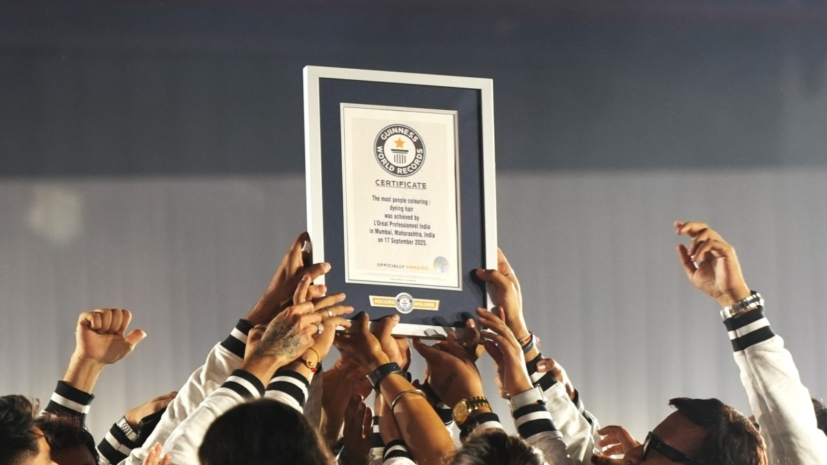 L’Oréal Professionnel creates India’s biggest hair moment with a World Record title L’Oréal Professionnel creates India’s biggest hair moment with a World Record title