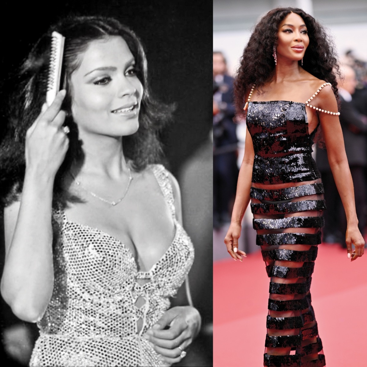 From vintage Bollywood to high-end couture, here's a glittering timeline of sequins and their evolution