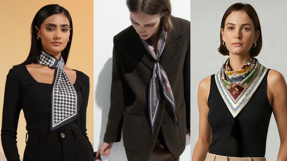 This season’s easiest styling upgrade comes in the form of a neck scarf