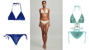 Sequinned bikinis are the only drama we’re allowing this summer Sequinned bikinis are the only drama we’re allowing this summer