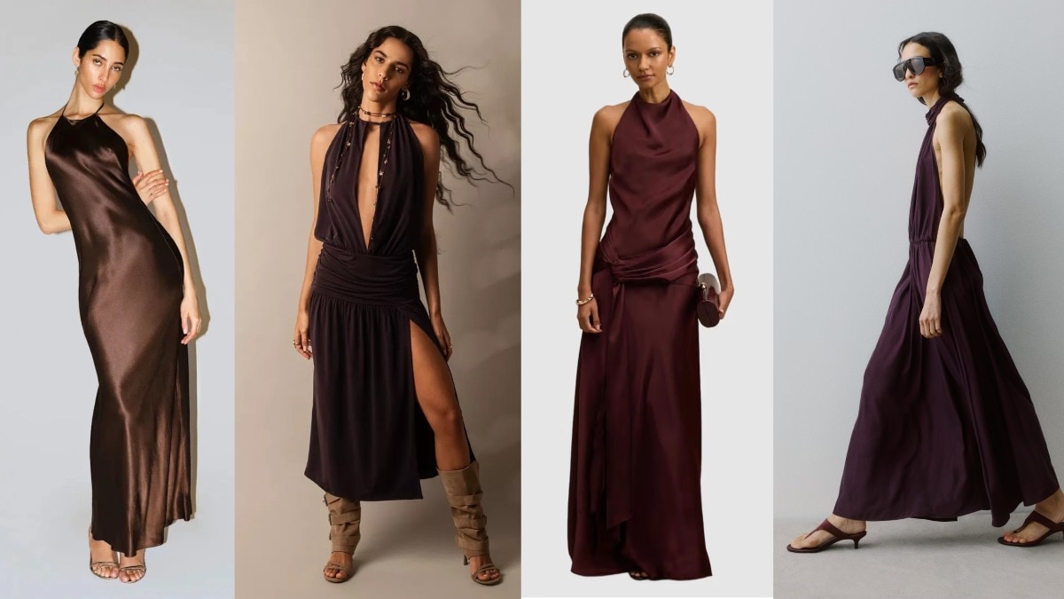 Low back, high-neck dresses are the ultimate beach holiday staple 