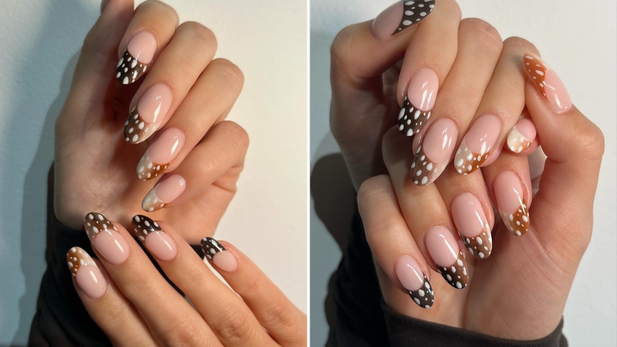 Move over, leopard Bambi nails are the sweetest animal-print trend of fall