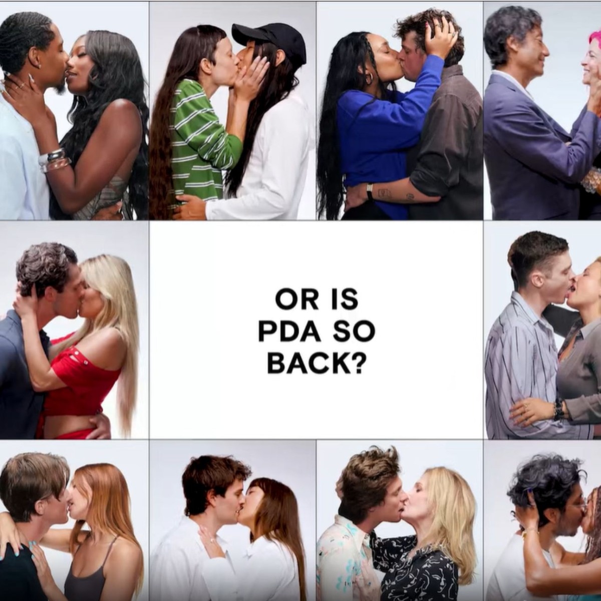 Is it just us? Or is everyone into PDA again?