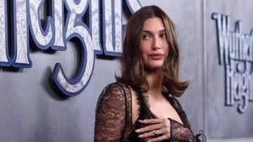 Hailey Bieber's naked dress grabs eyeballs at 'Wuthering Heights' premiere