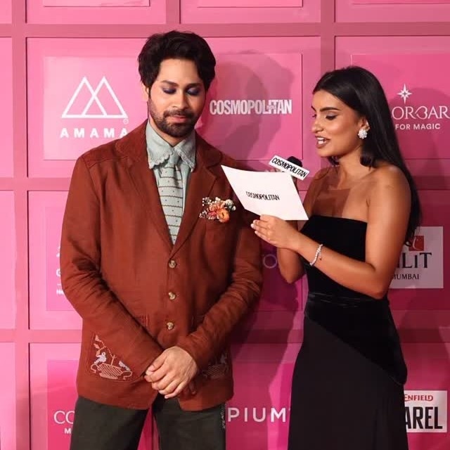Creators get candid on the Cosmo Blogger & Creator Awards pink carpet