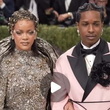 Rihanna and A$AP Rocky shut down the Met Gala with high-shine drama