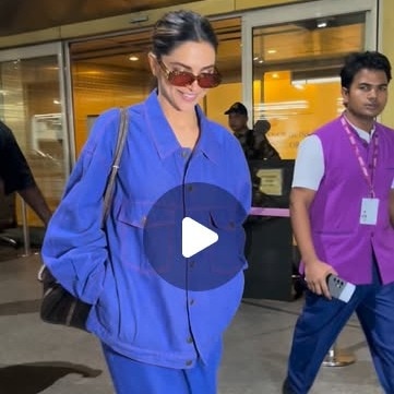 Deepika Padukone masters monochrome airport dressing