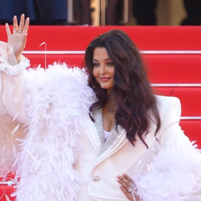  ⁠⁠Aishwarya Rai Bachchan’s white couture moment was Cannes finale perfection