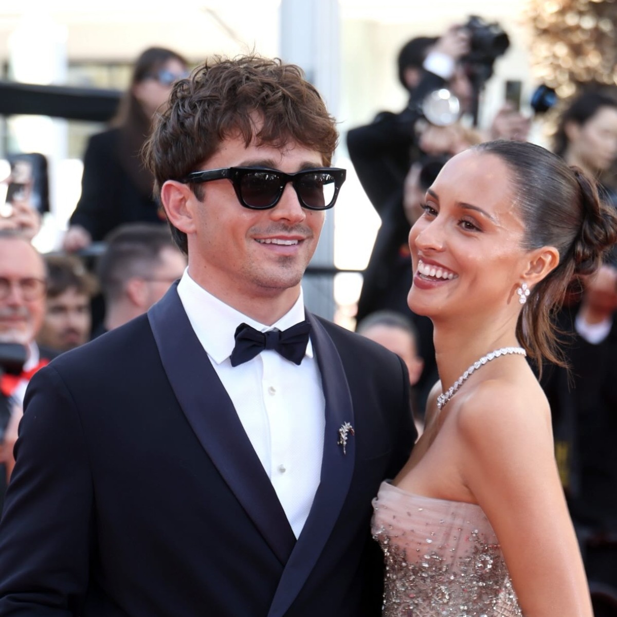 Charles and Alexandra Leclerc bring power-couple glamour to Cannes