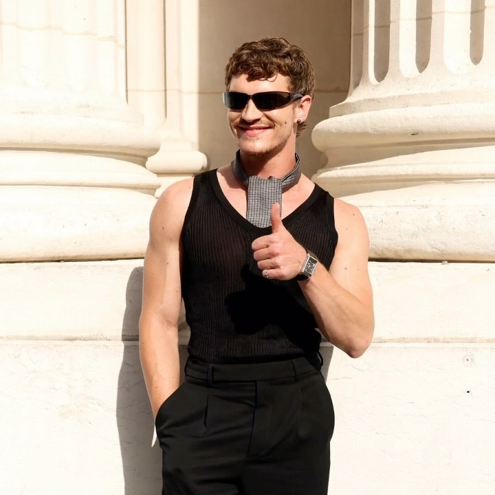 Connor Storrie just delivered the Saint Laurent front-row moment everyone's talking about