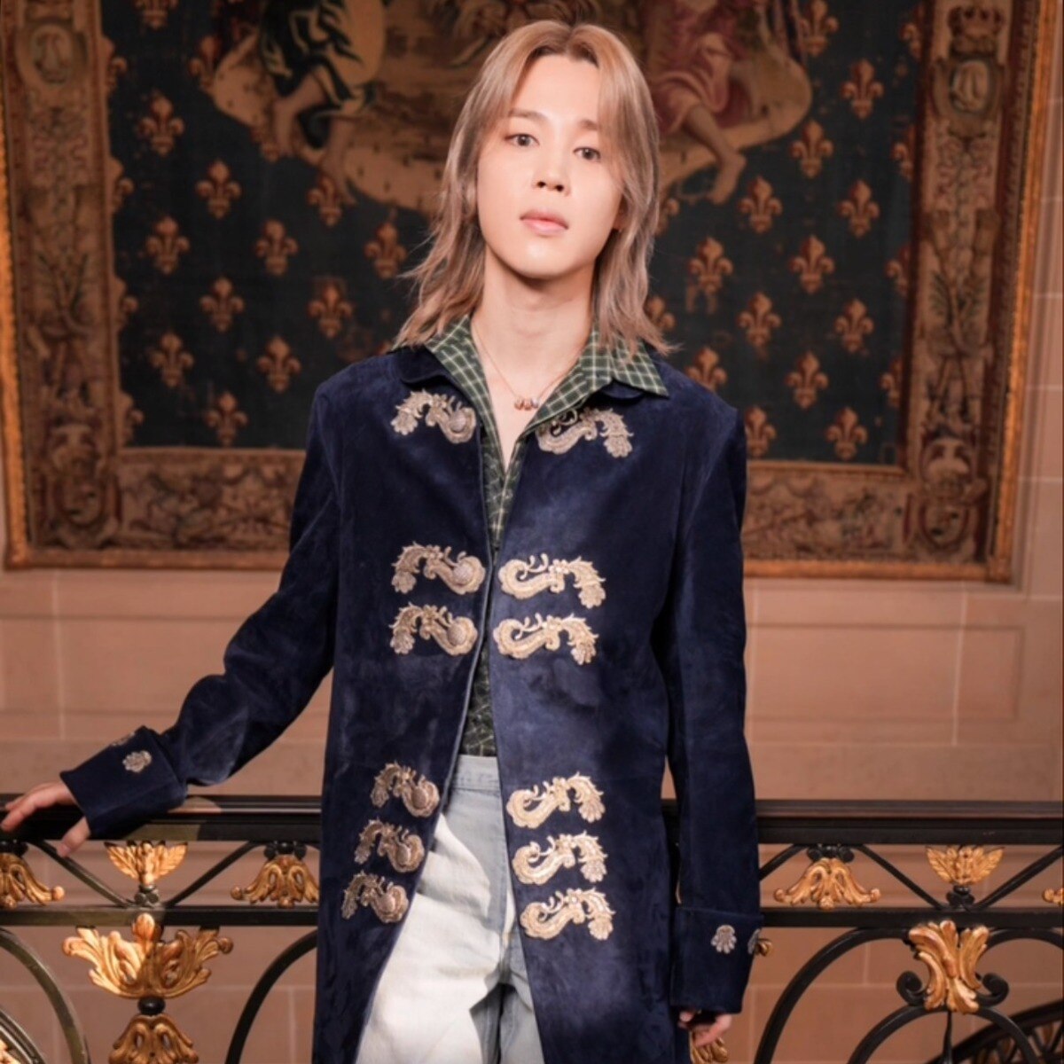 BTS' Jimin just proved that contrasting layers are menswear's coolest move