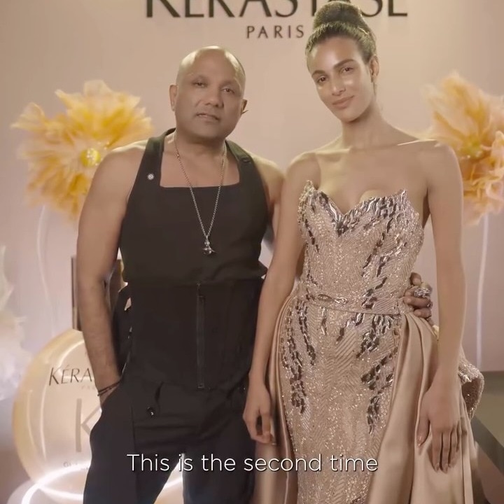 Gaurav Gupta's bridal couture gets the ultimate finishing touch with Kérastase