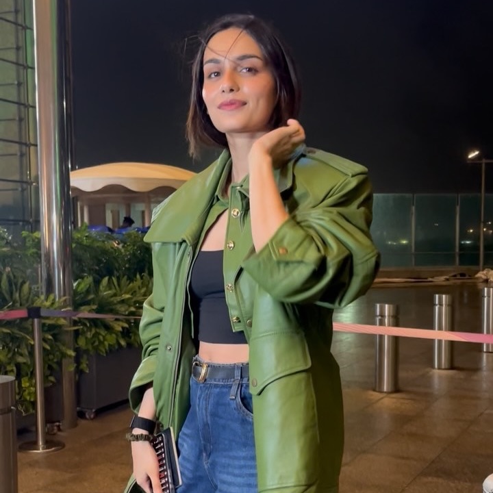 Manushi Chhillar’s airport style is on point