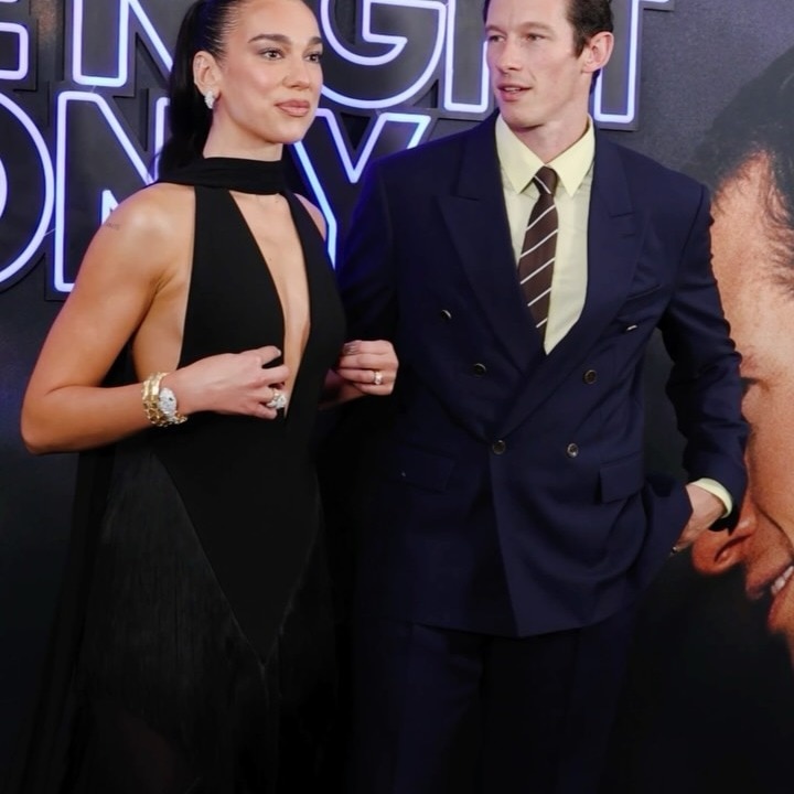 Dua Lipa and Callum Turner just had the cutest newlywed date night at the 'One Night Only' premiere
