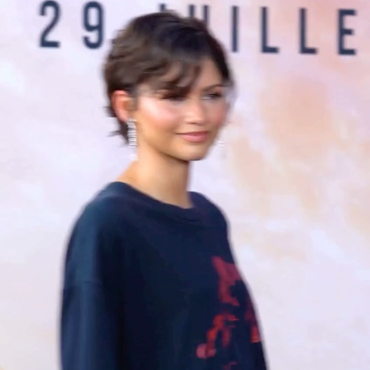 Zendaya just turned an oversized spider-man tee into a red carpet moment