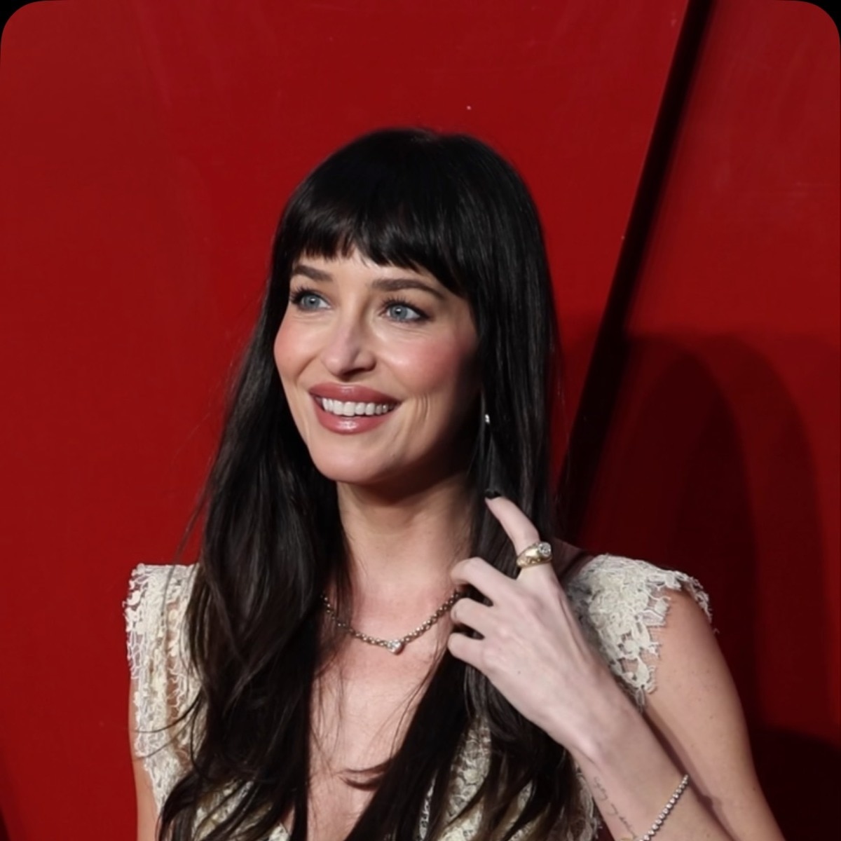Dakota Johonson stepped out and served the red-carpet look that was equal parts romantic, risqué, and impossible to ignore