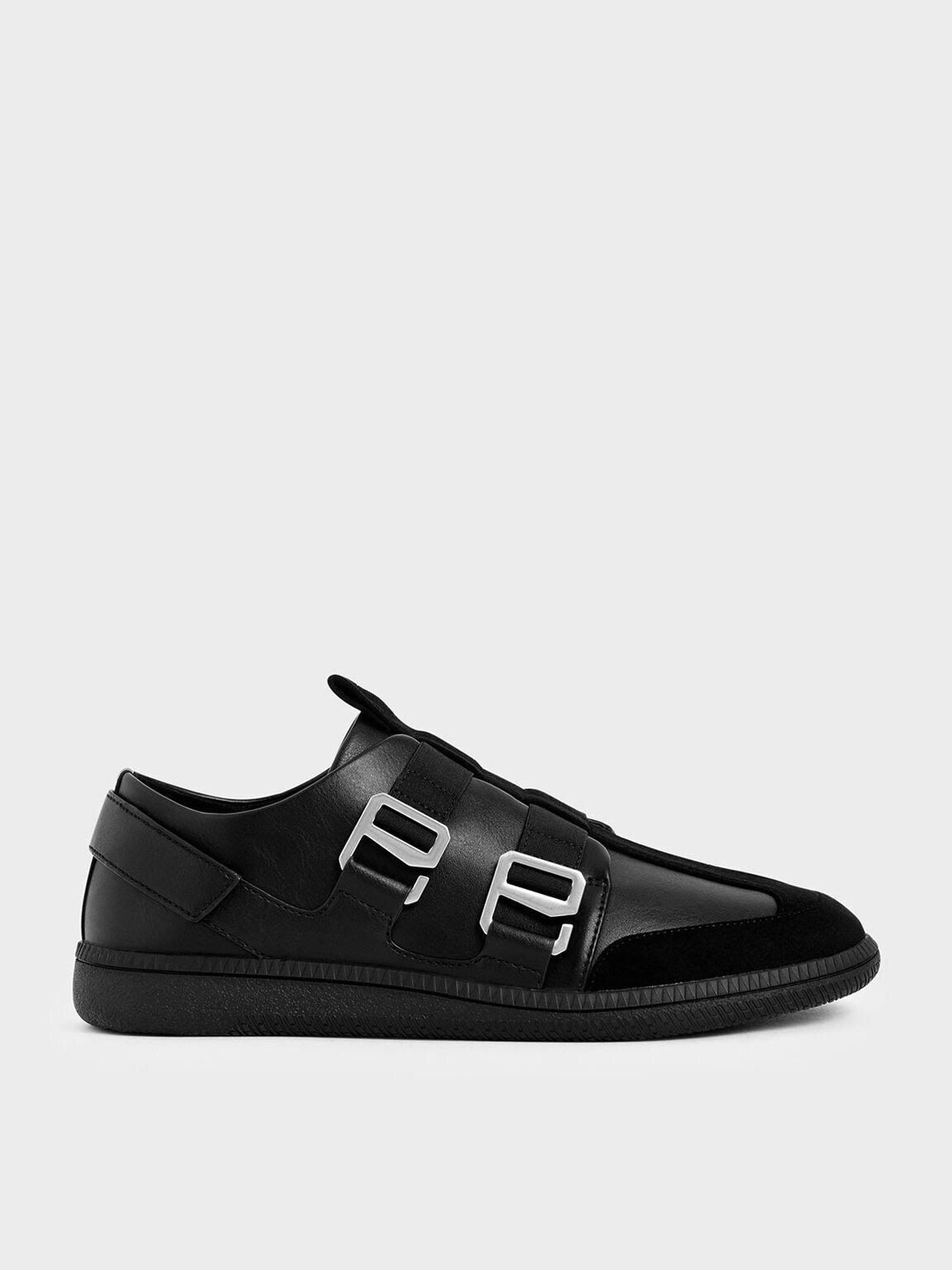 1. Charles & Keith, Buckle Slip-On Sneakers,