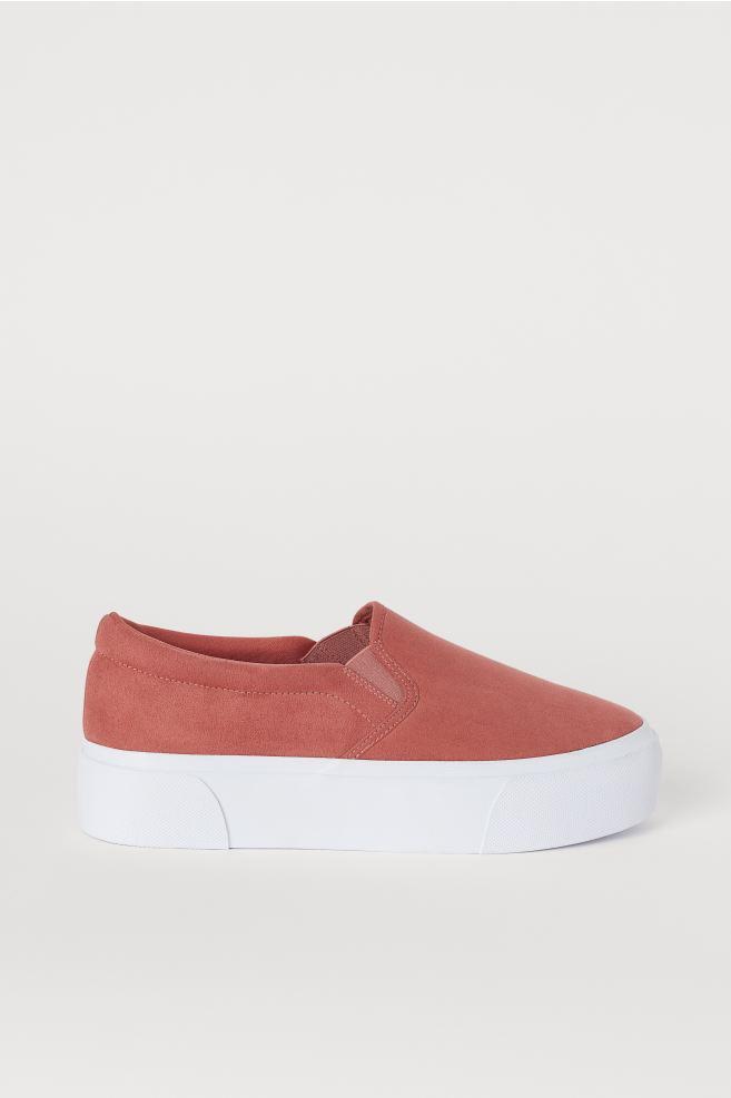 8. H&M, Slip-on platforms trainers,