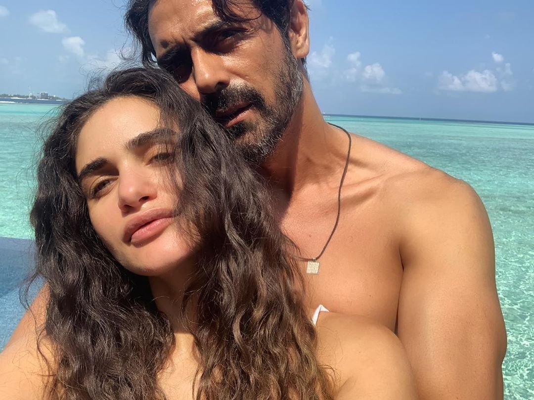 Arjun Rampal and Gabriella
