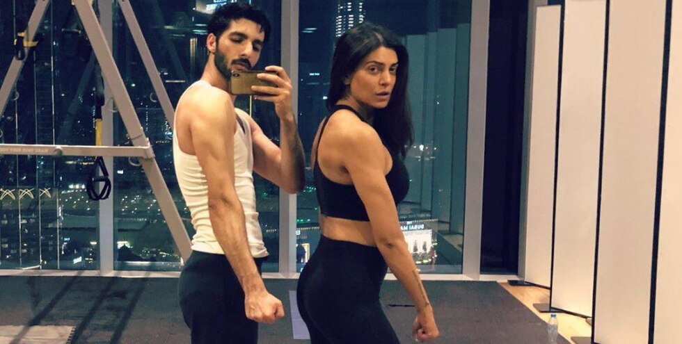 Sushmita Sen and Rohman Shawl’s Couple Workout You Can Do at Home With Bae