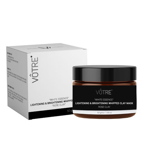 Votre Lightening & Brightening Whipped White Essence-Cream Clay Mask, Rs.