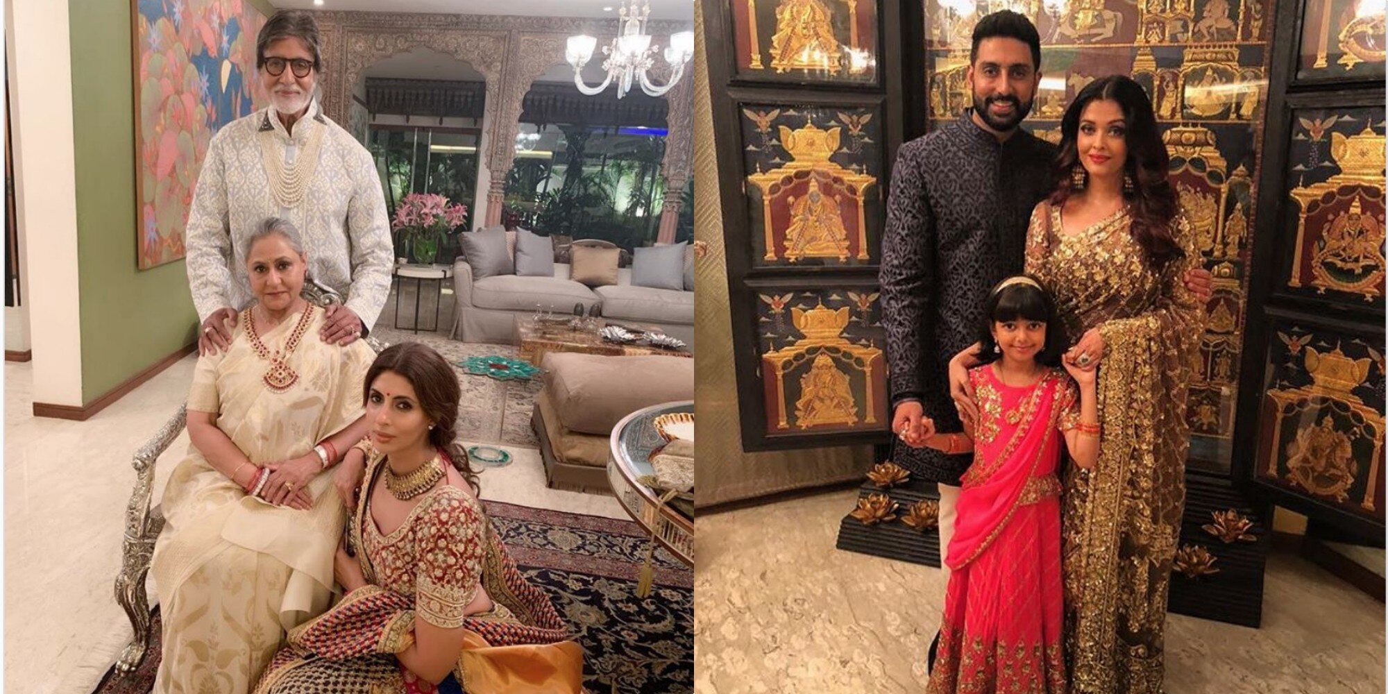 25 Photographs and Videos That Take You Inside the Bachchan's Family Home  