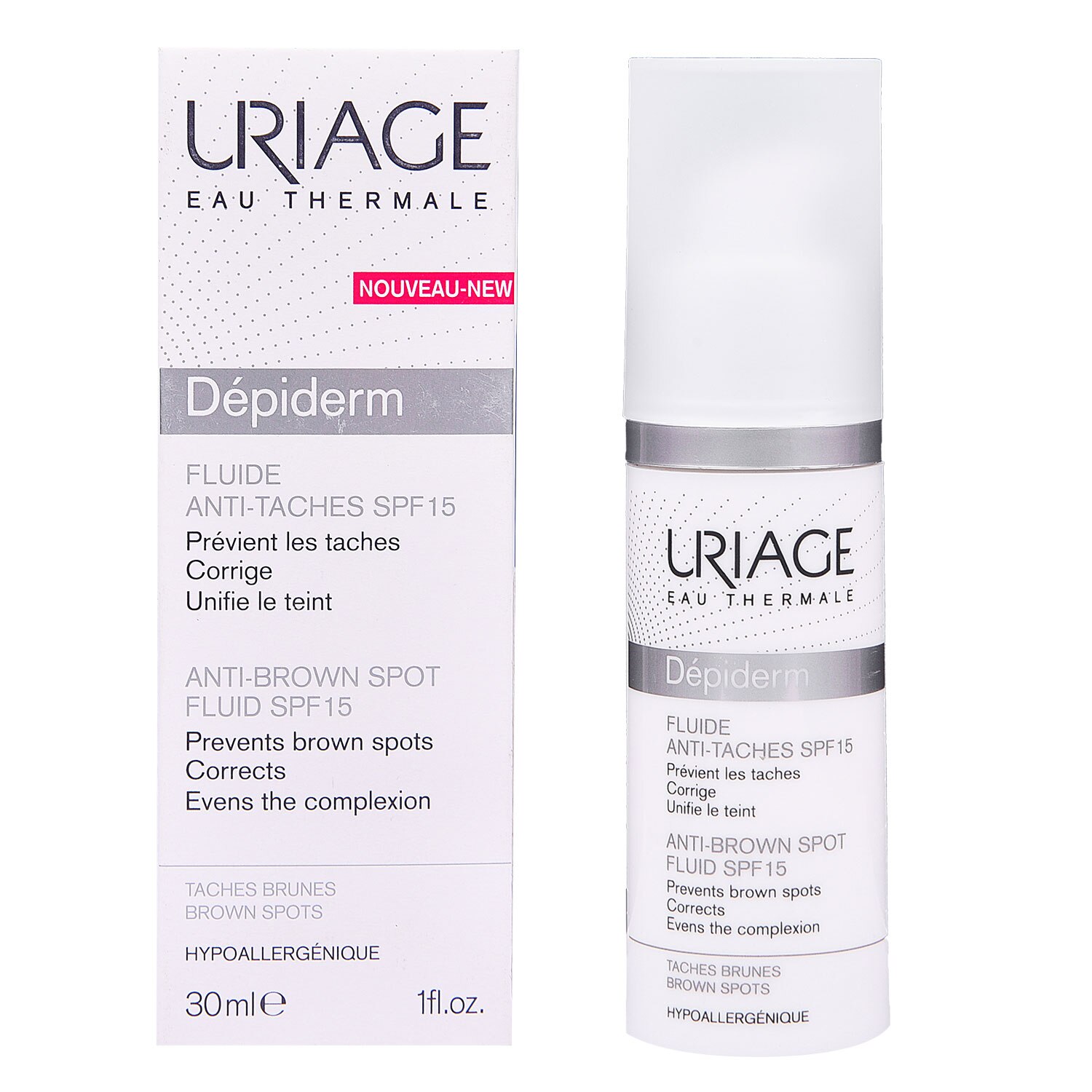 Uriage Depiderm Anti Brown Spot Fluid SPF-15, Rs.