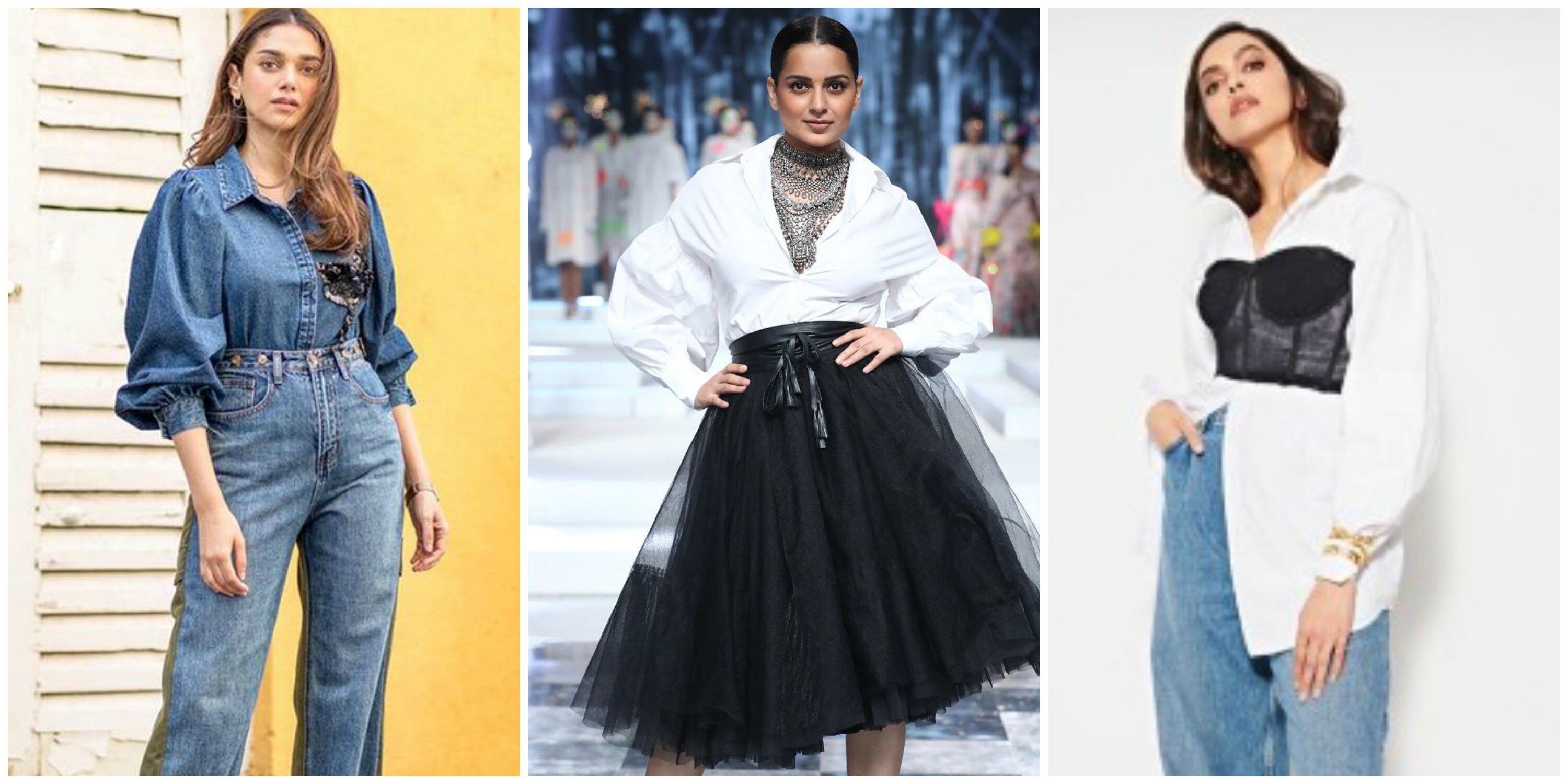 15 Ways to Style An Oversized Shirt Like A Celebrity
