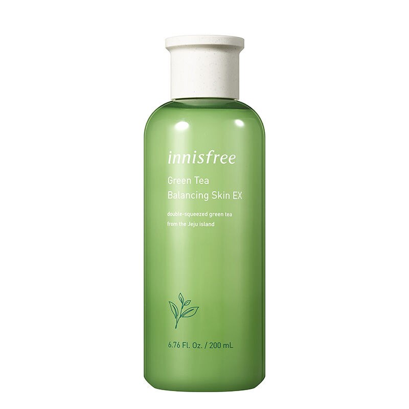 No-grease toner: Innisfree Green Tea Balancing Skin Toner