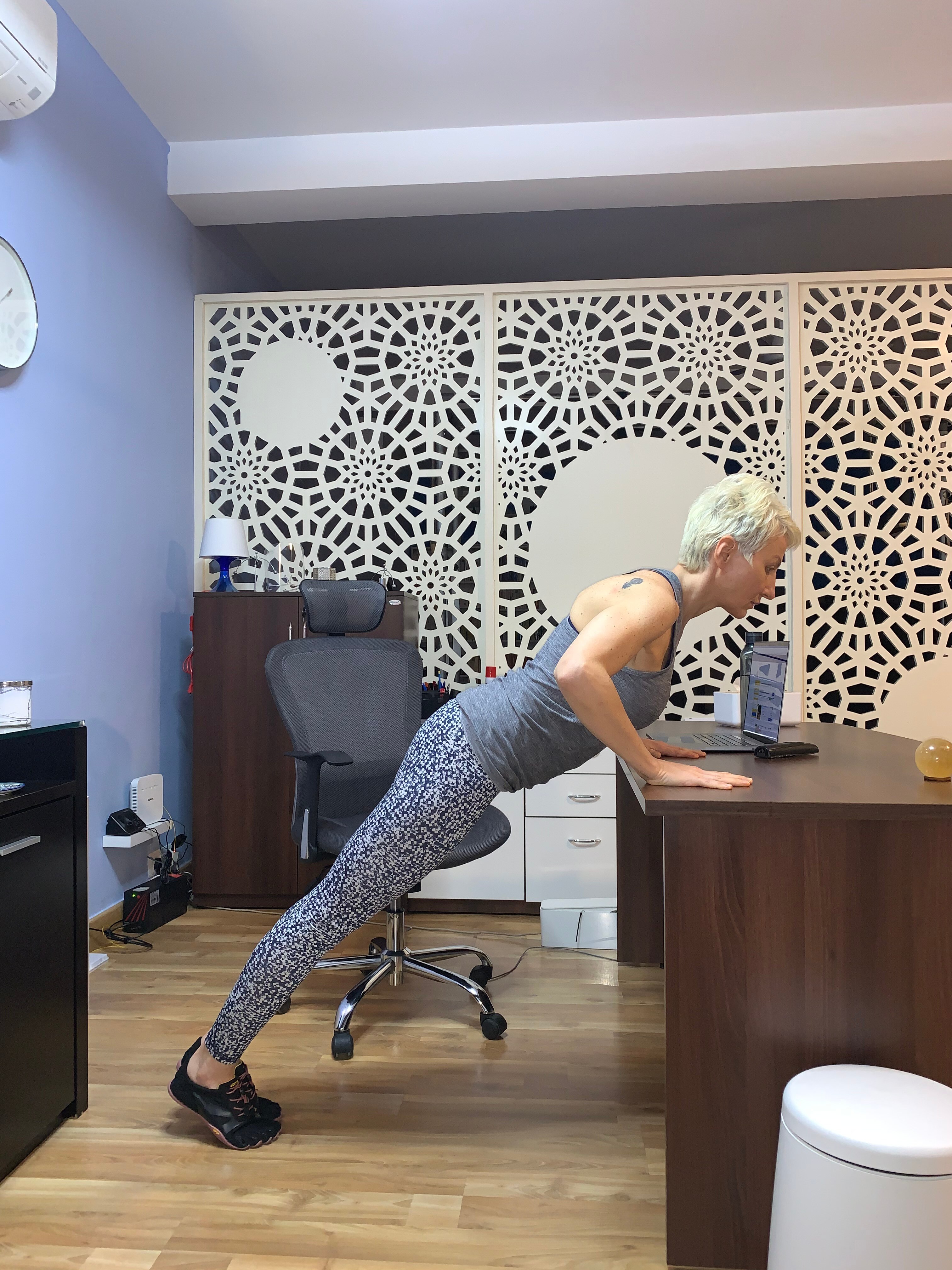 Push-ups on the