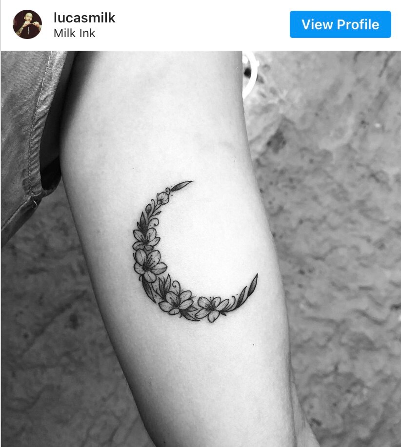 This Large Floral Moon