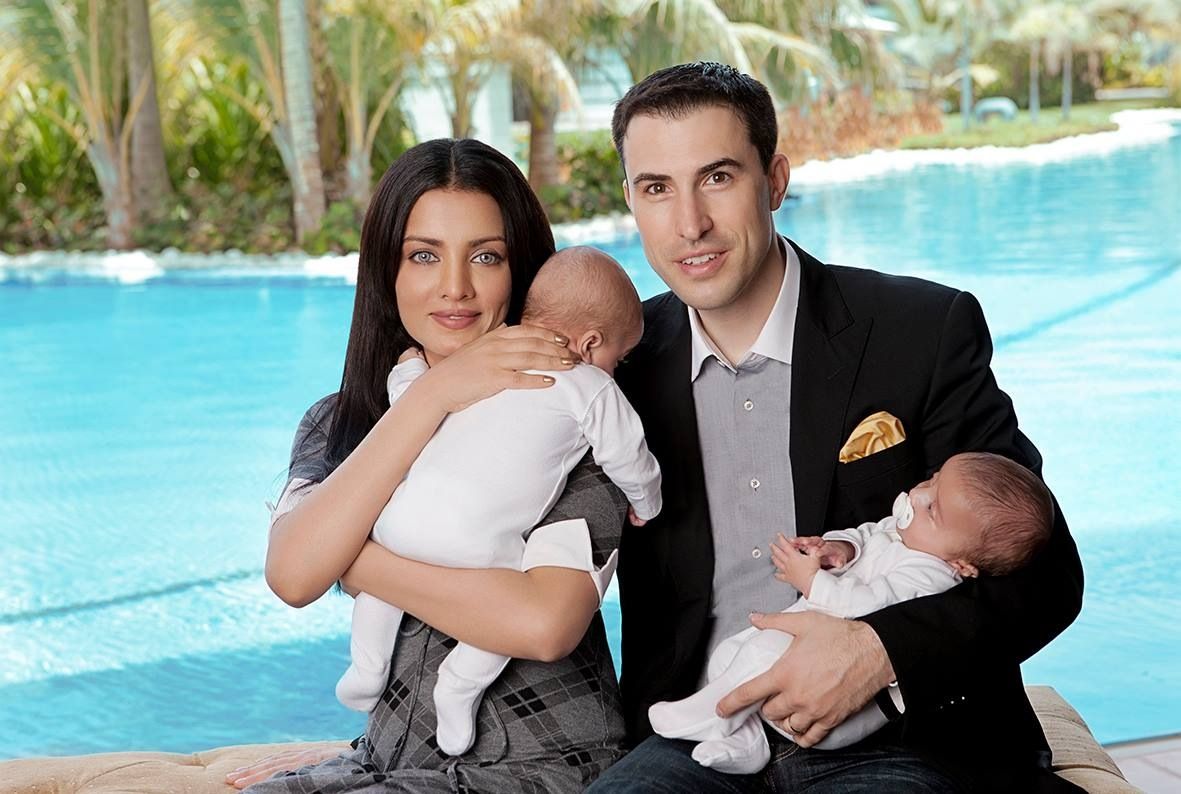 Celina Jaitly and Peter