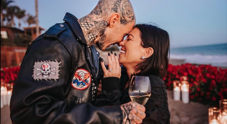 *Every* Detail and All the Photographs of Kourtney Kardashian and Travis Barker's Engagement