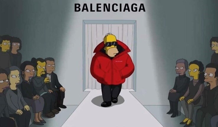 Balenciaga Put The Simpsons on the Runway at Paris Fashion Week 2021