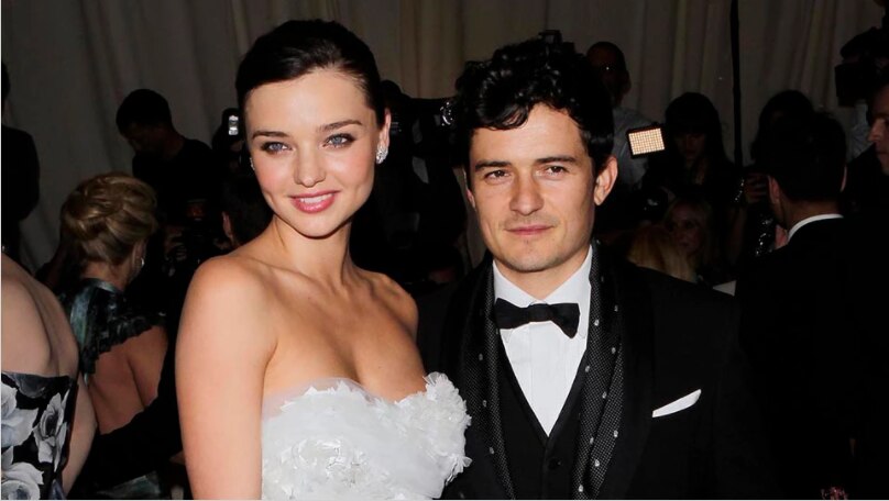 Orlando Bloom and Miranda