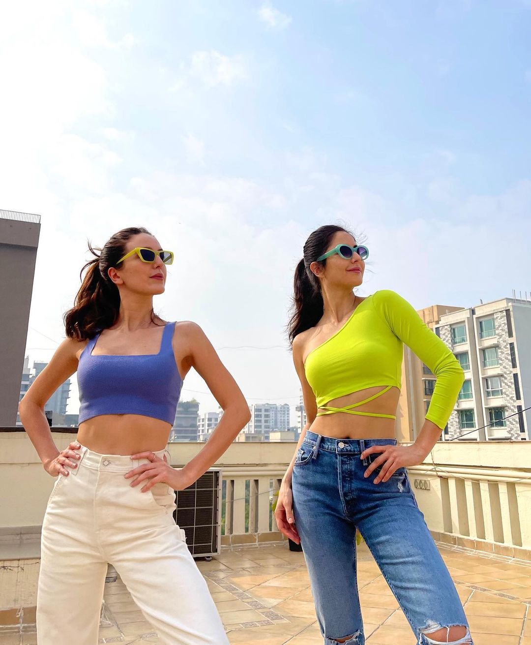 Crop Tops in Bright
