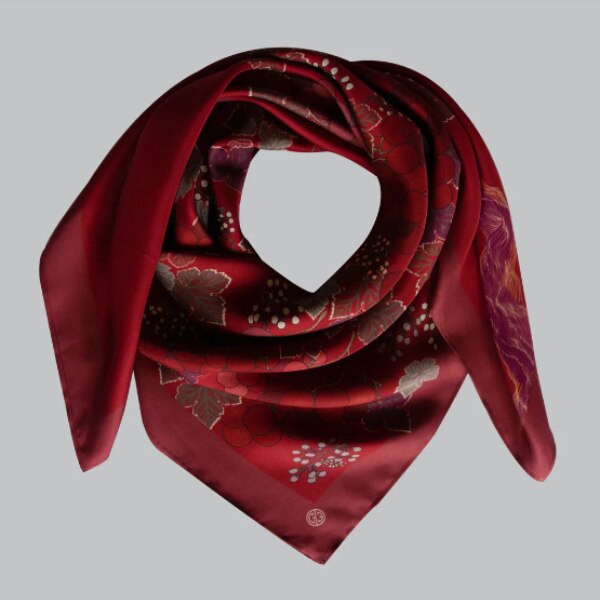 ‘A Sweet Vintage’ silk scarf by Carte Blanche,