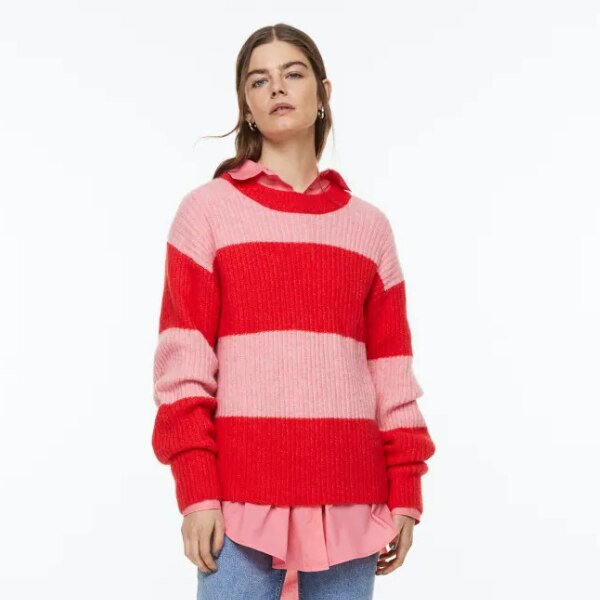 H&M rib-knit jumper,