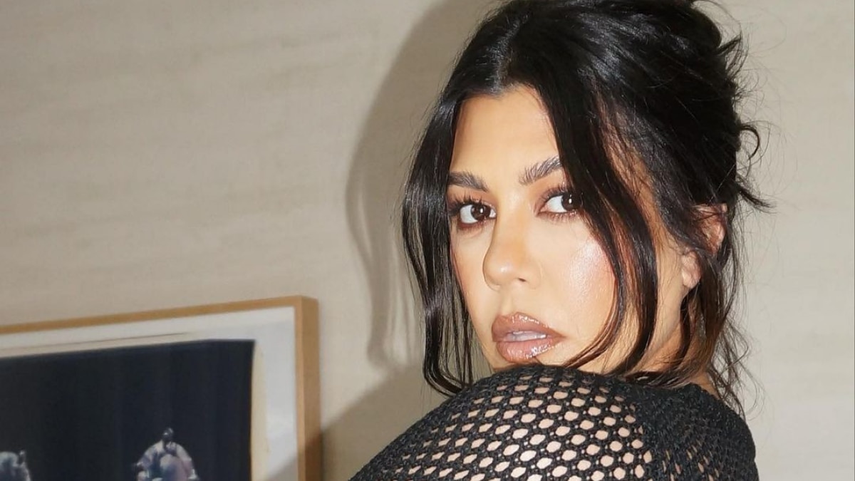 Kourtney Kardashian-Barker is next to naked on a new magazine cover