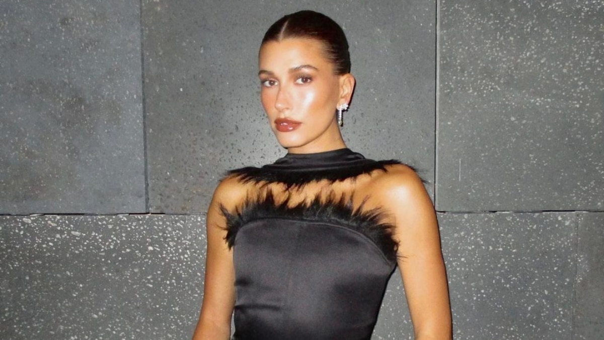 Hailey Bieber just declared burnt caramel the shade of the season