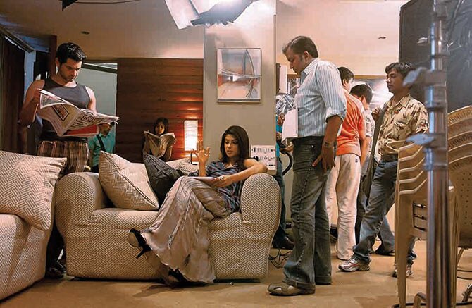 Priyanka Chopra and crew