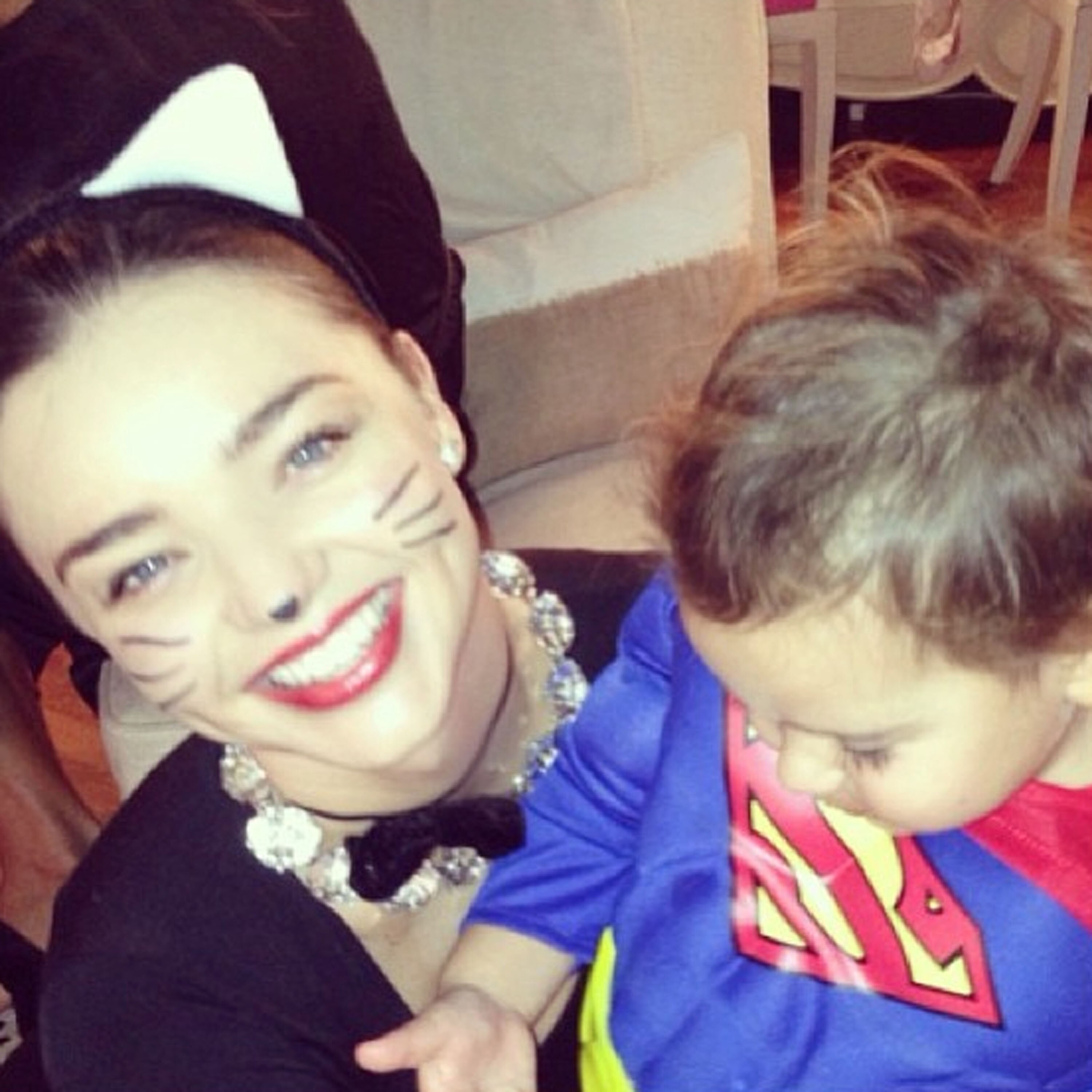 MIRANDA KERR AND FLYNN BLOOM