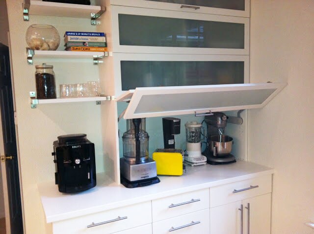 Dedicate a Cabinet to Countertop Appliances Dedicate a Cabinet to Countertop Appliances