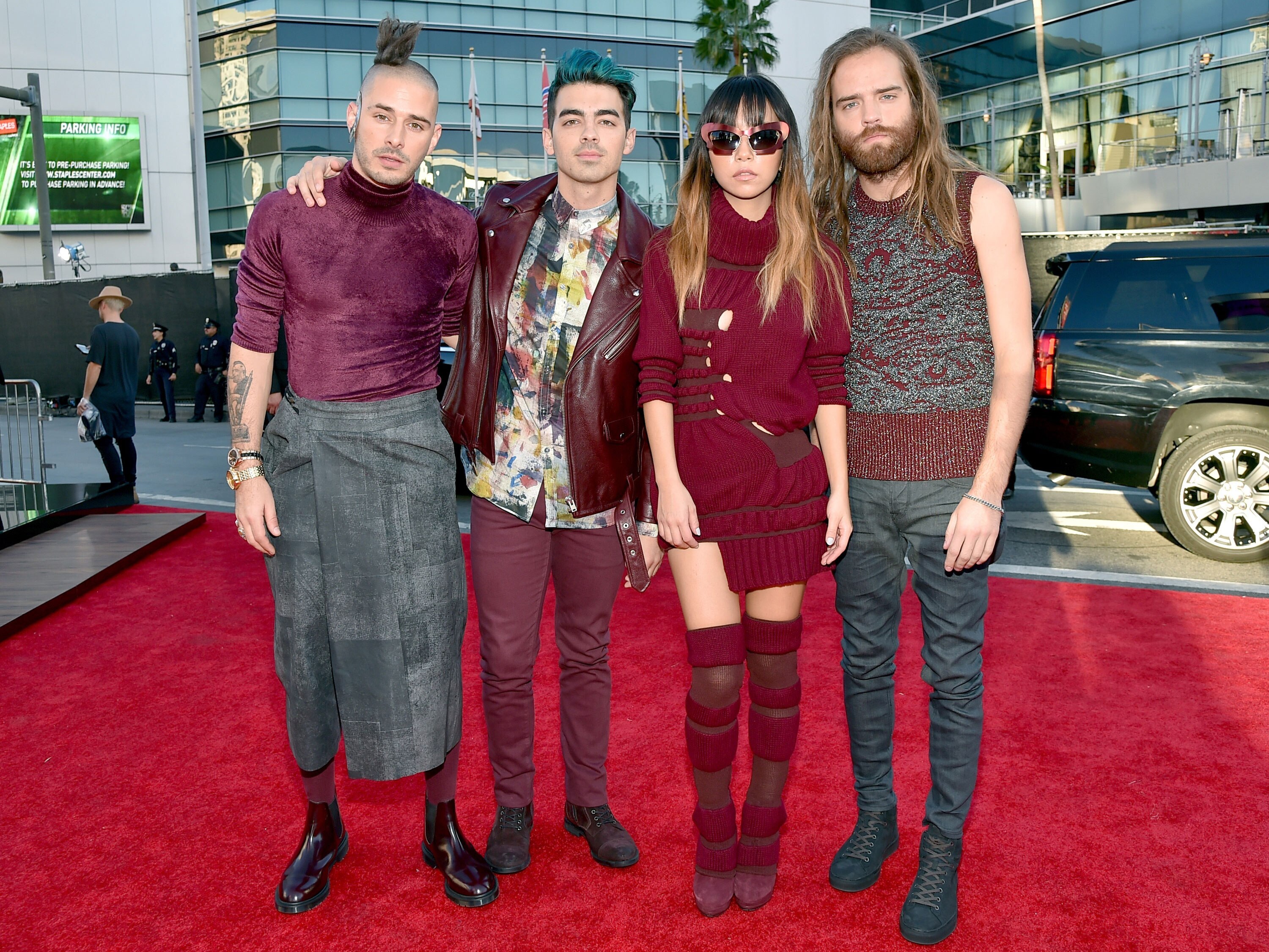Cole Whittle, Joe Jonas, JinJoo Lee and Jack Lawless of DNCE