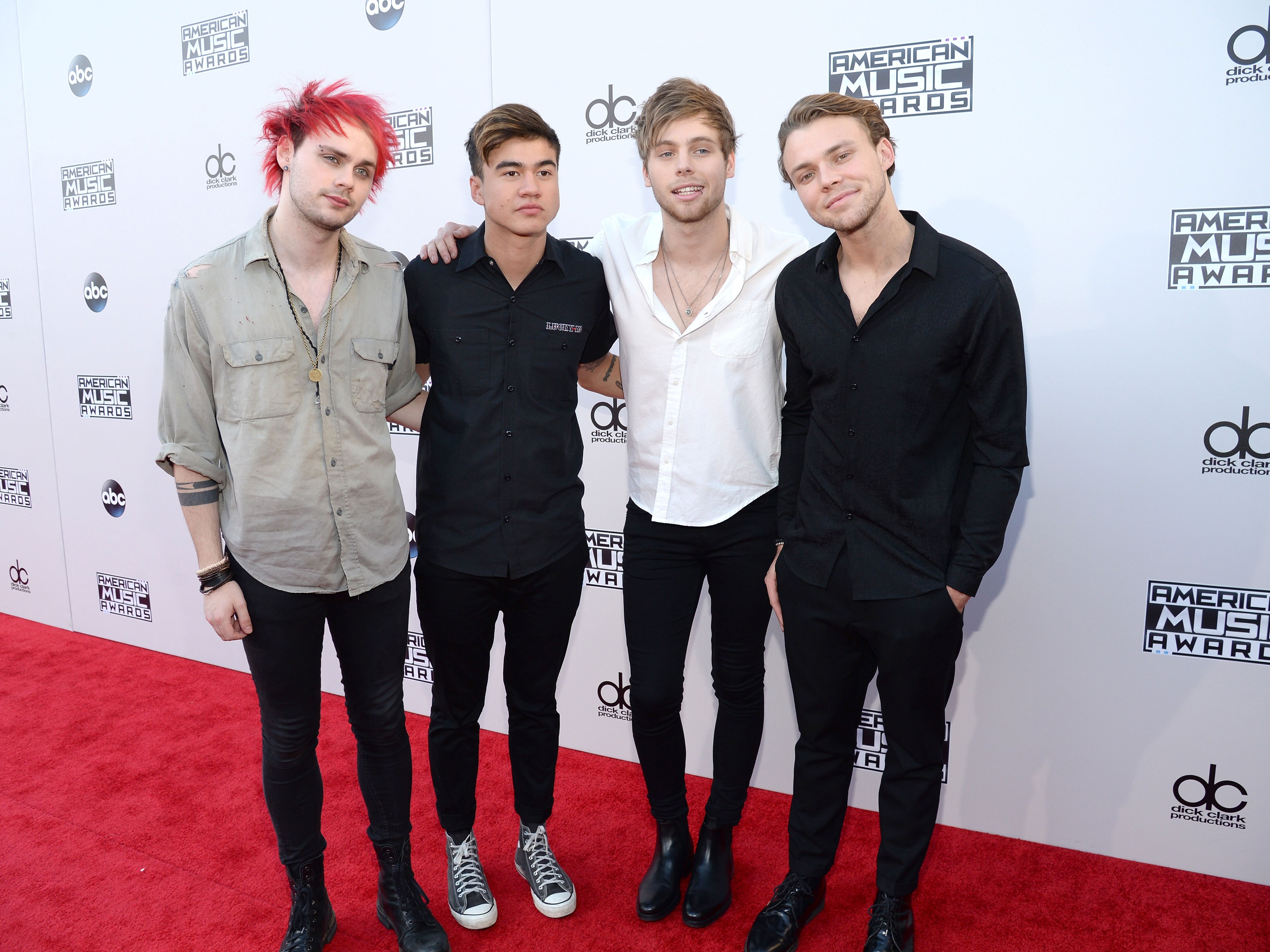 Michael Clifford, Calum Hood, Luke Hemmings and Ashton Irwin of 5 Seconds Of Summer
