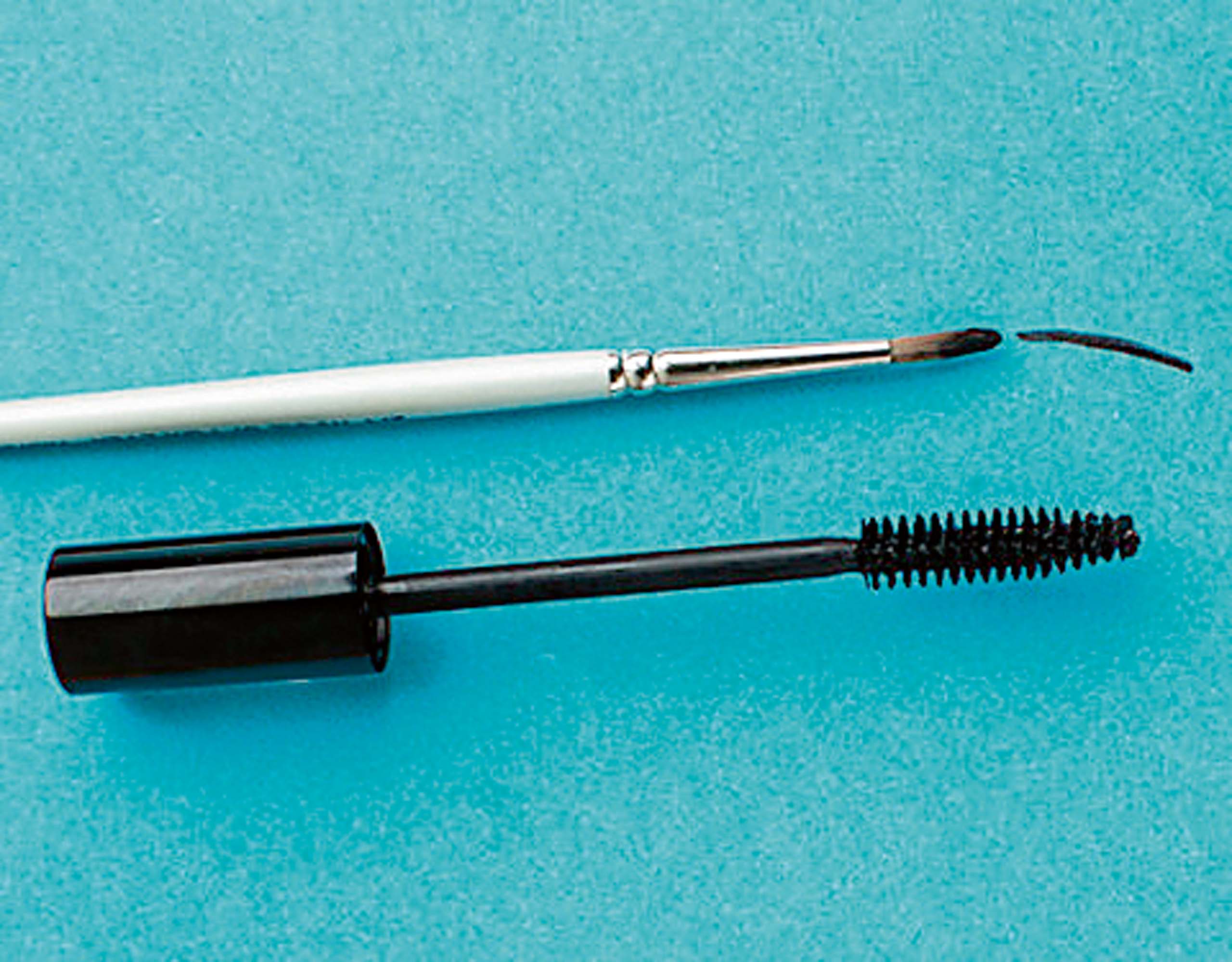 Make your mascara do double-duty as a gel eyeliner