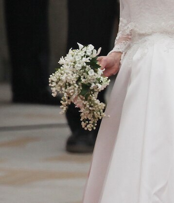 Kate's bouquet featured a flower called Sweet William. 