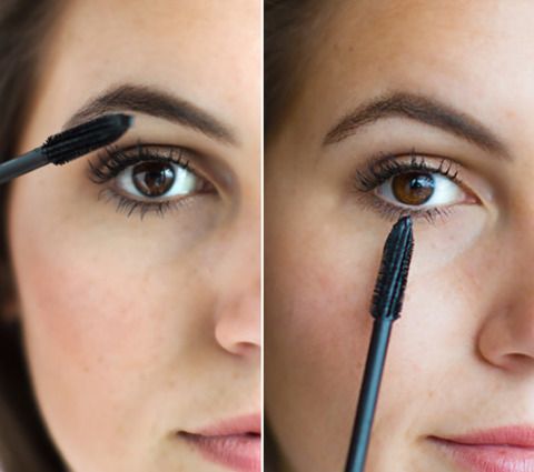 Apply mascara the right way. 